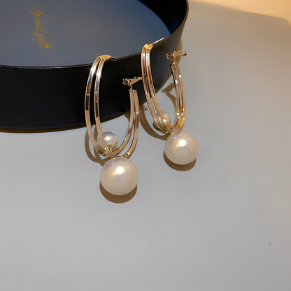 Mariz – Pendientes Vintage con Perlas Retro