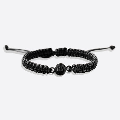 Clara – Pulsera de Foto Trenzada Personalizada