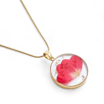 Elina – Collar de Flor de Nacimiento Presionada