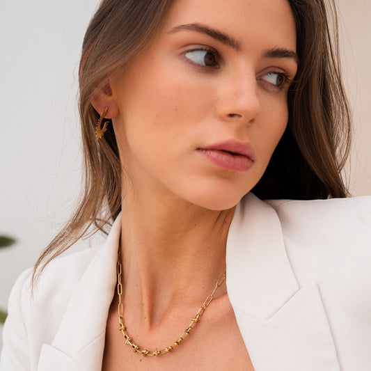 Cairo – Collar Corto Dorado