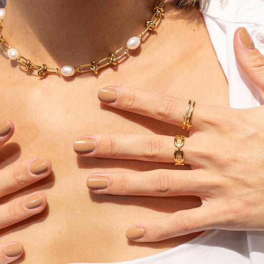 Palermo – Anillo Ajustable Dorado