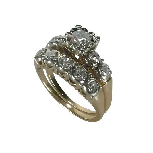 Ysabel – Anillo Vintage con Luz Dorada