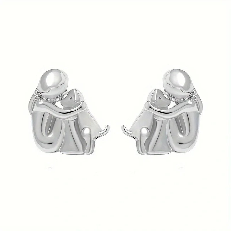 Yumi – Pendientes Bicolores de Plata y Oro