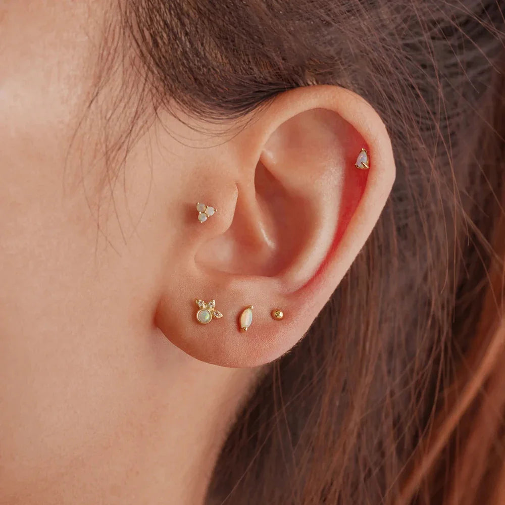 Ariela – Pendientes Stud de Ópalo