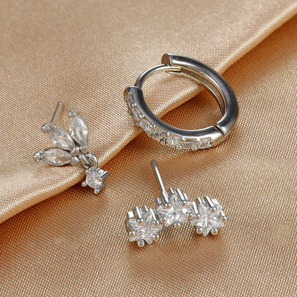 Nova – Set de Pendientes de Diamantes