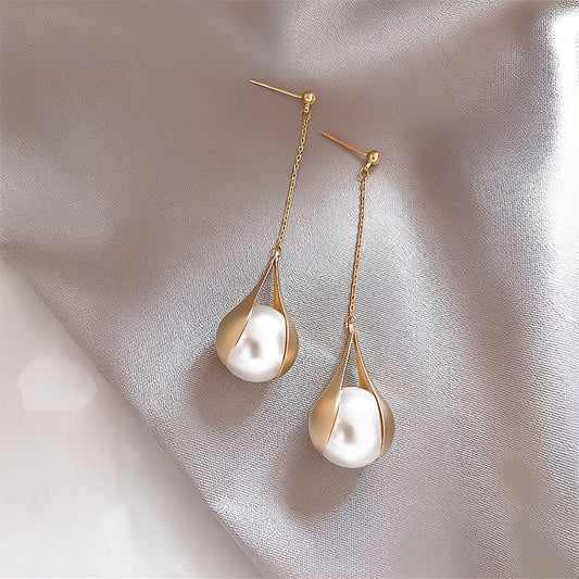 Asa – Pendientes Oro & Perlas