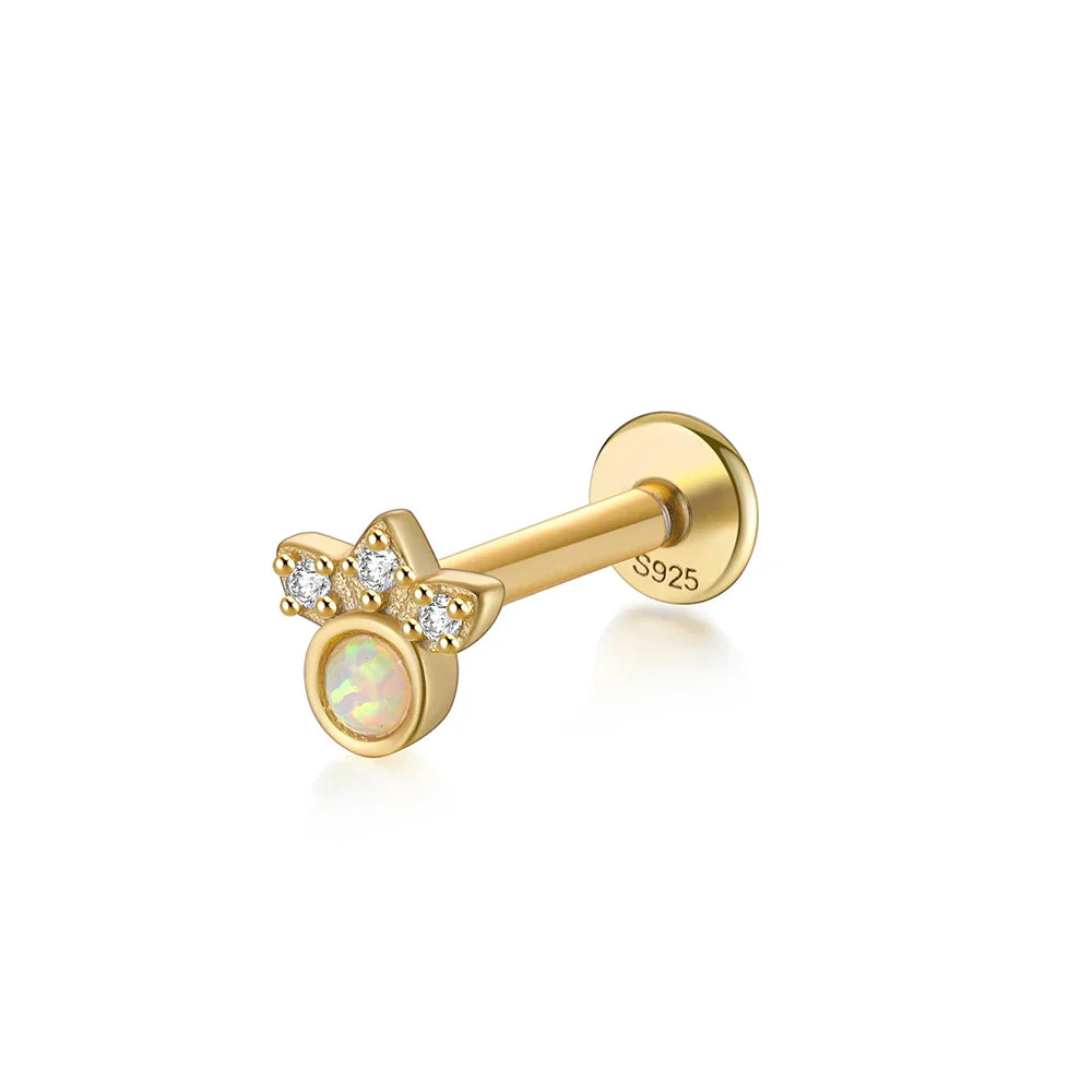 Ariela – Pendientes Stud de Ópalo