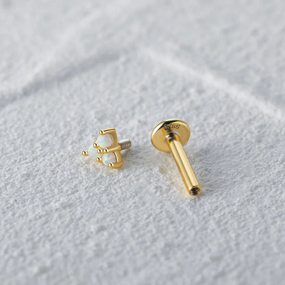 Ariela – Pendientes Stud de Ópalo