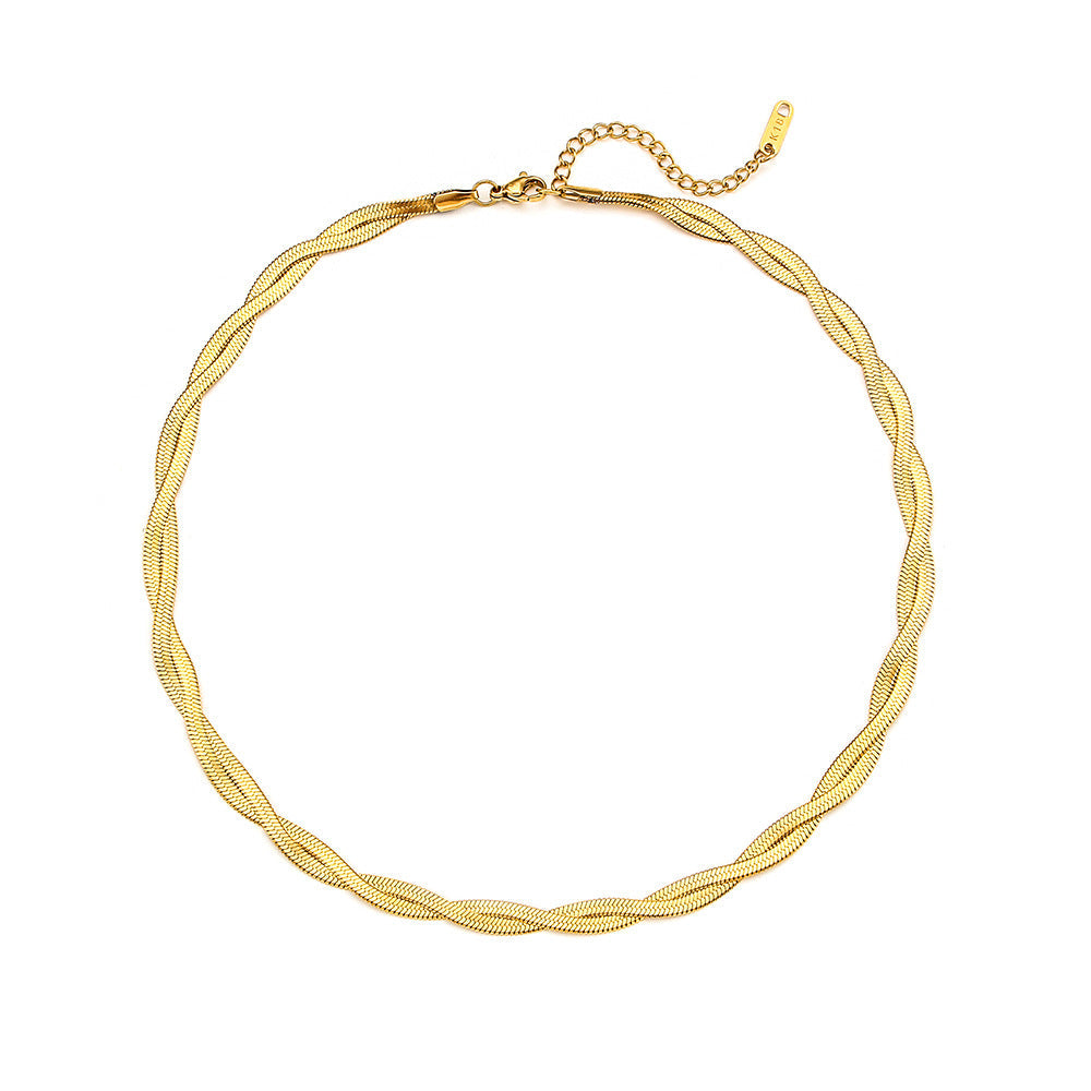 Miya – Set Cadena Serpiente Retorcida