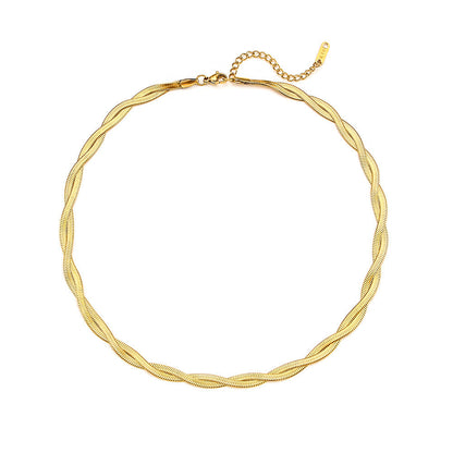 Miya – Set Cadena Serpiente Retorcida