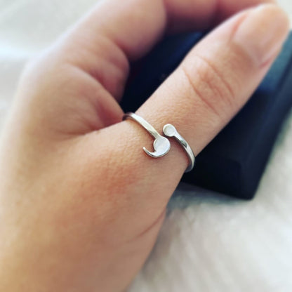 Anillo Semicolon Delicado - Anillo de Resiliencia