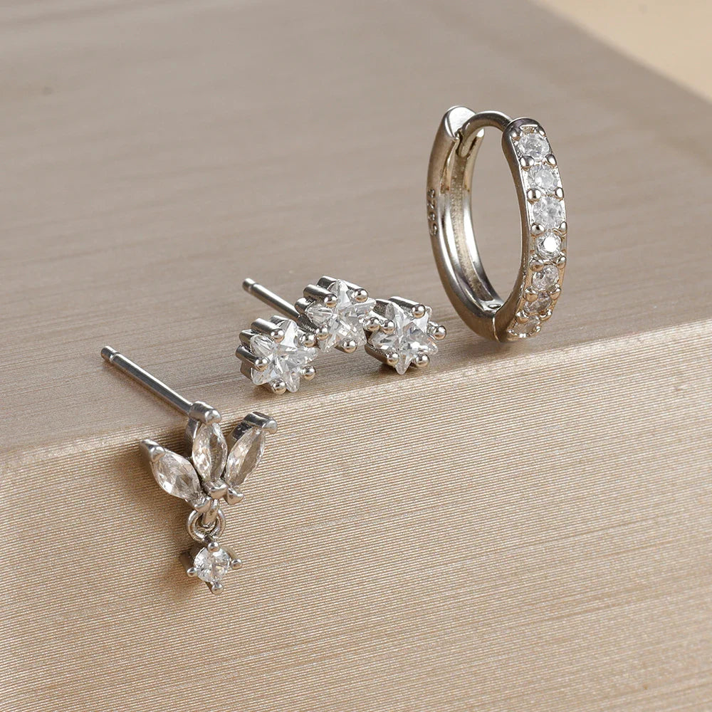 Nova – Set de Pendientes de Diamantes