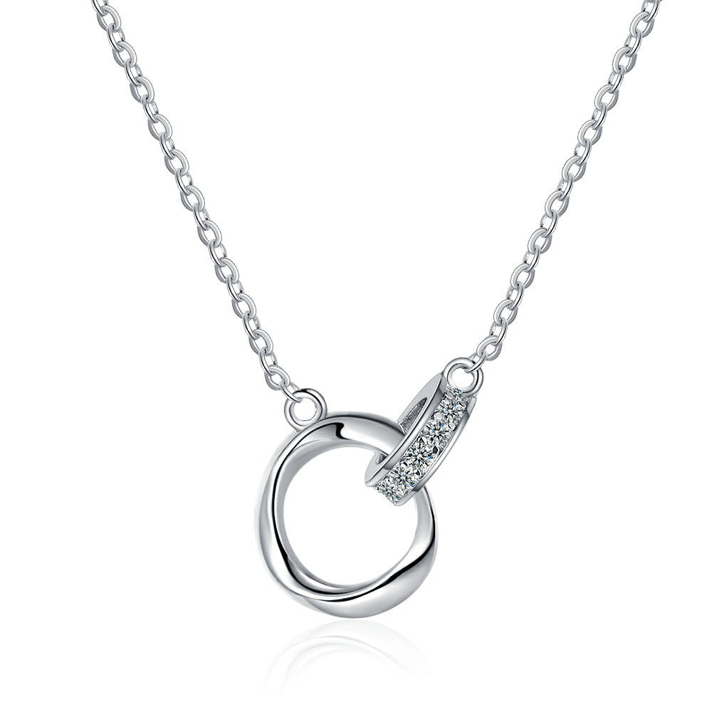Kris – Collar Amor Cinta de Möbius en Plata de Ley