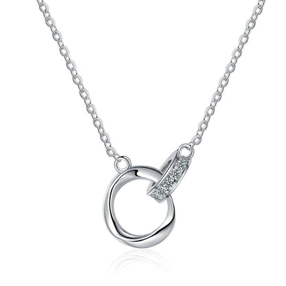 Kris – Collar Amor Cinta de Möbius en Plata de Ley
