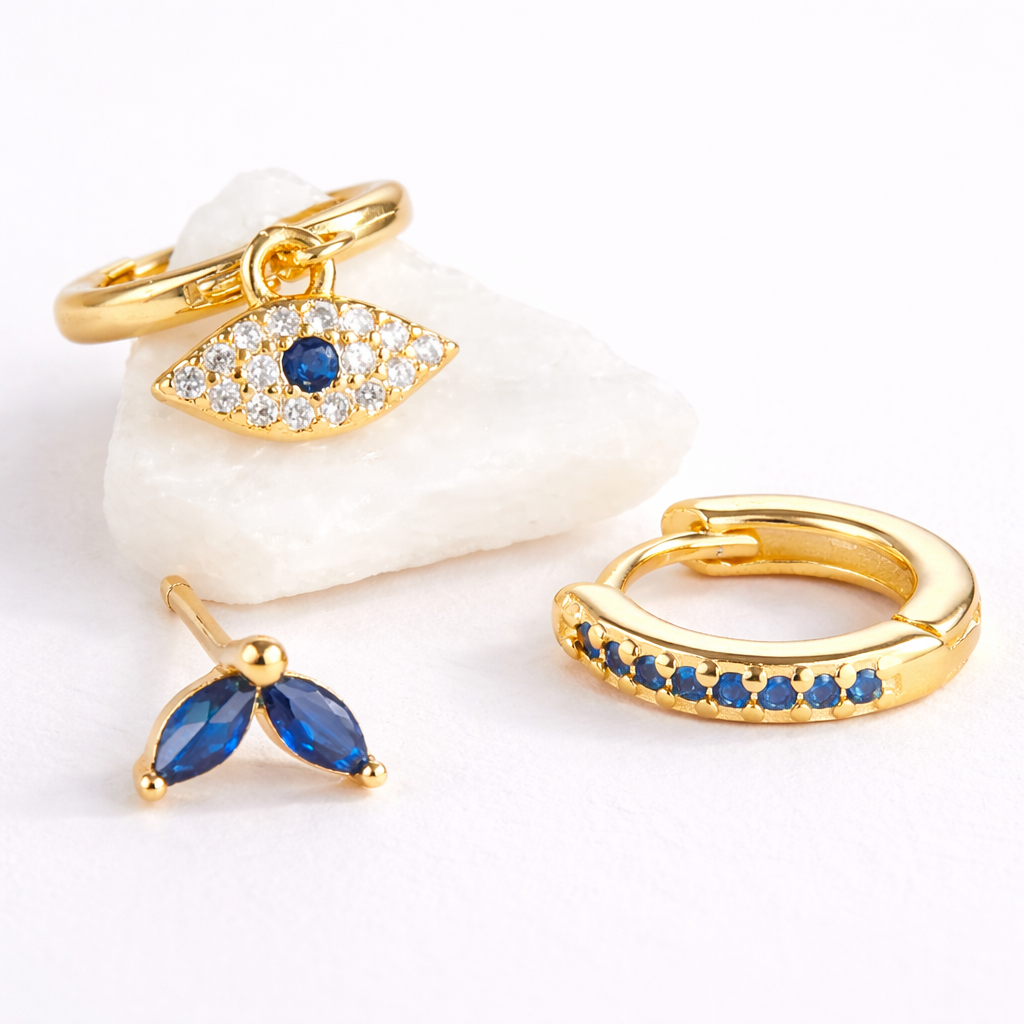 Cristine – Set de Pendientes Ojo Demonio