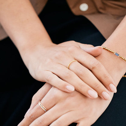 Manon – Anillo Apilable Trenzado
