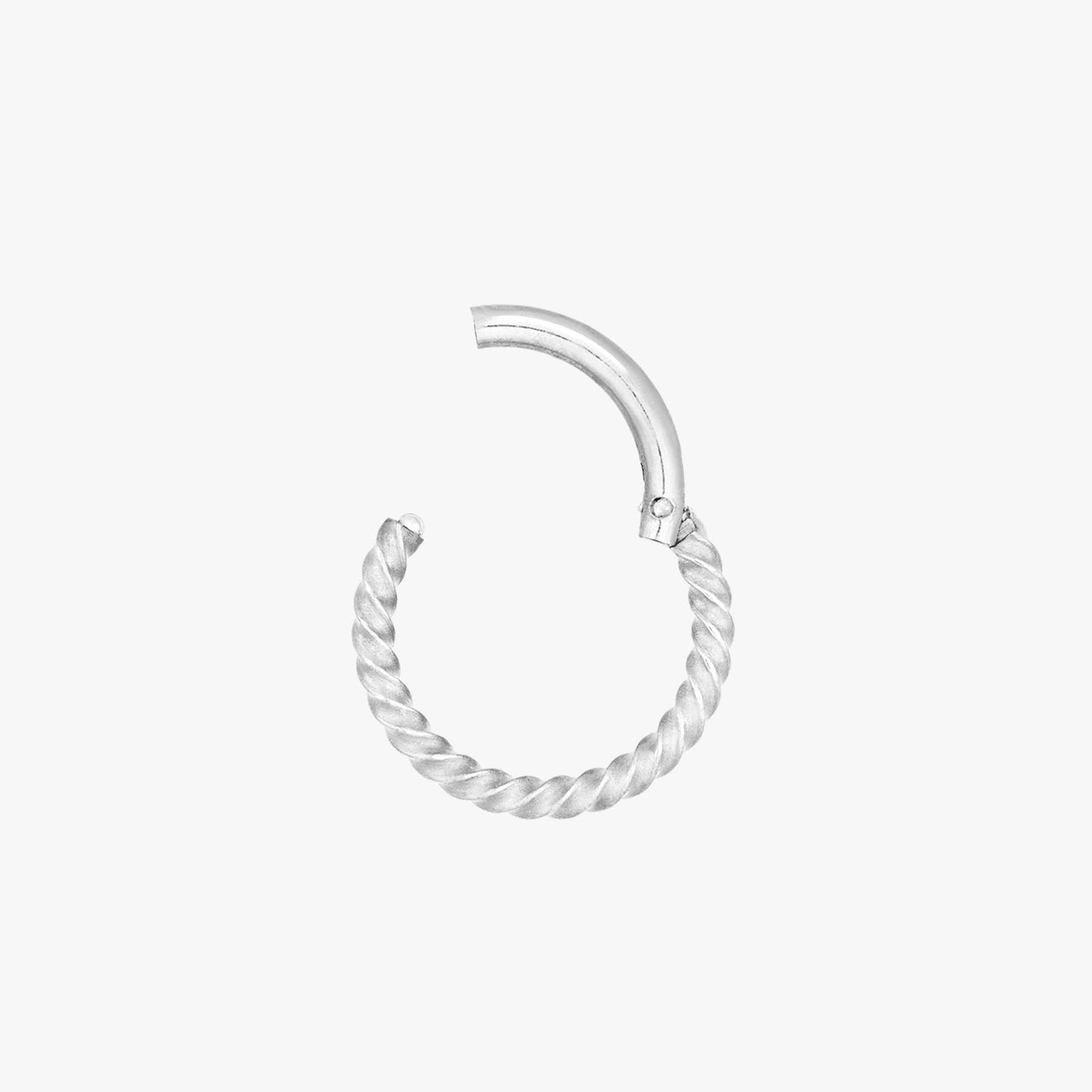 Leila - Aros de Cuerda Trenzada 8mm