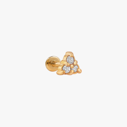 Samira - Pendientes Micro en Forma de Pirámide