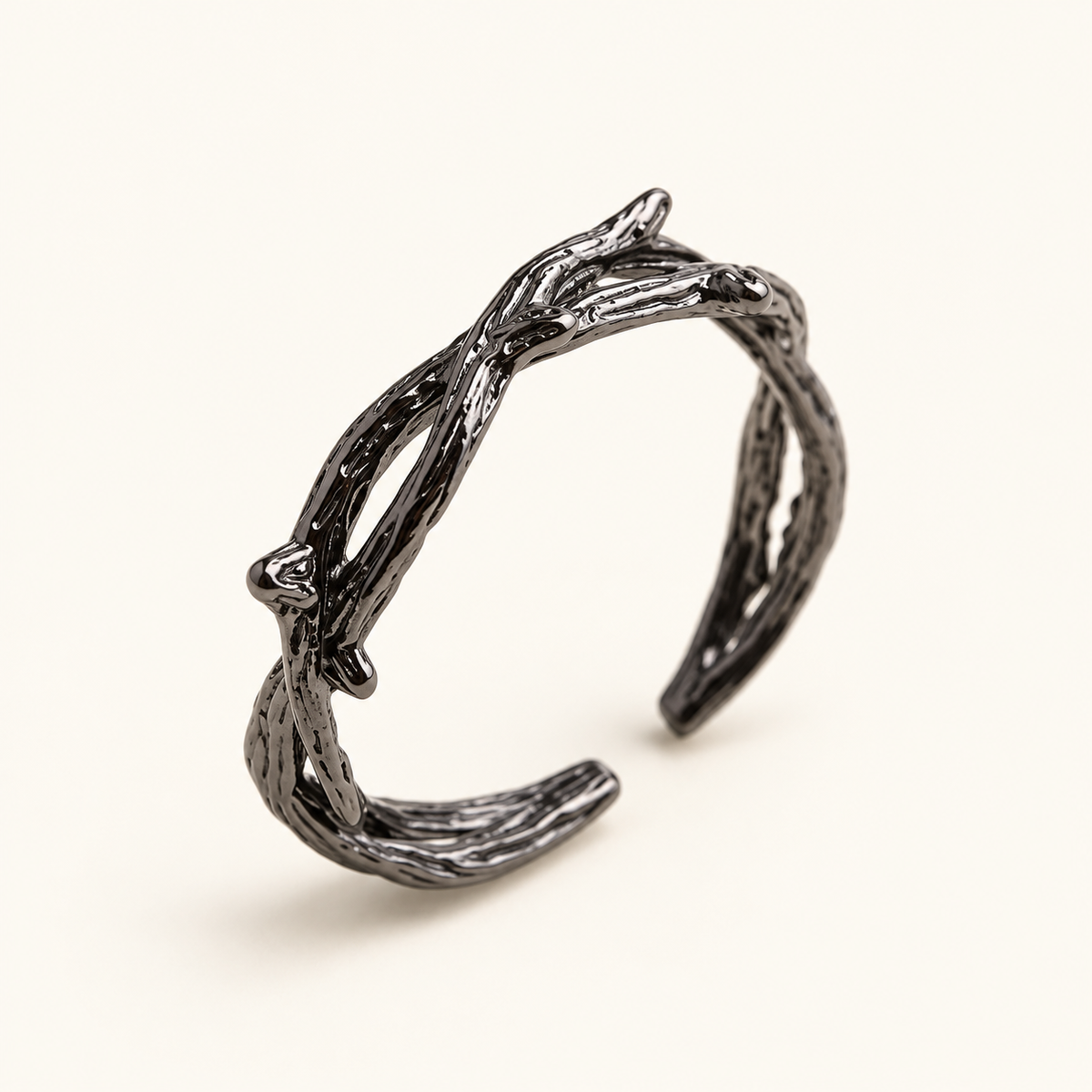 Dama Anillo Ajustable de Espinas con Diseño Abierto