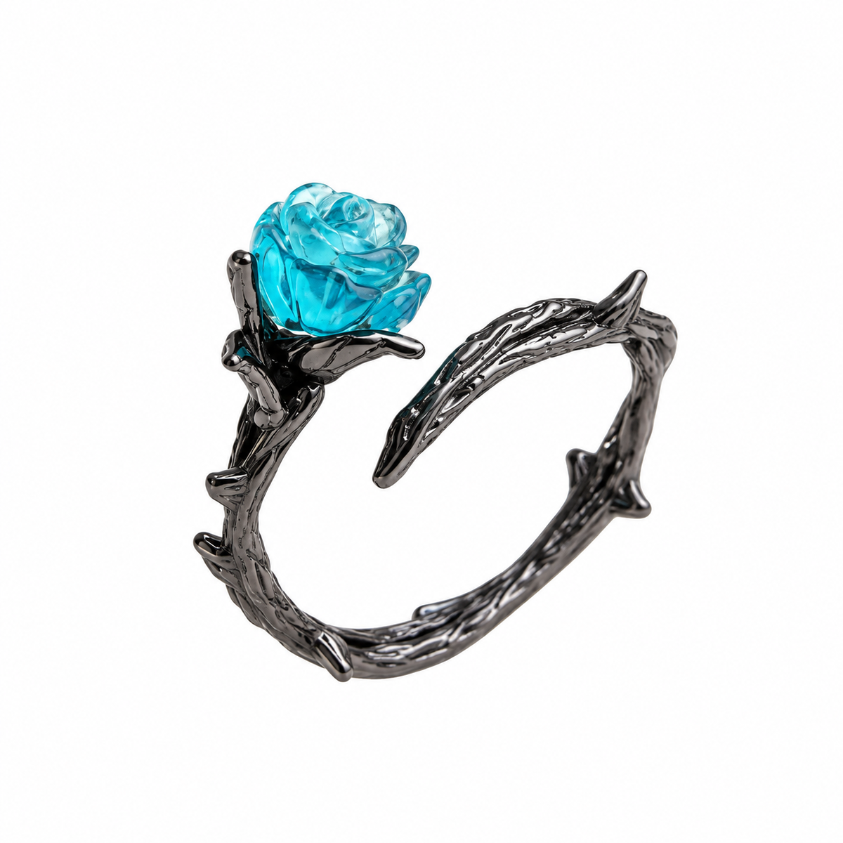Dama Anillo Ajustable de Espinas con Diseño Abierto