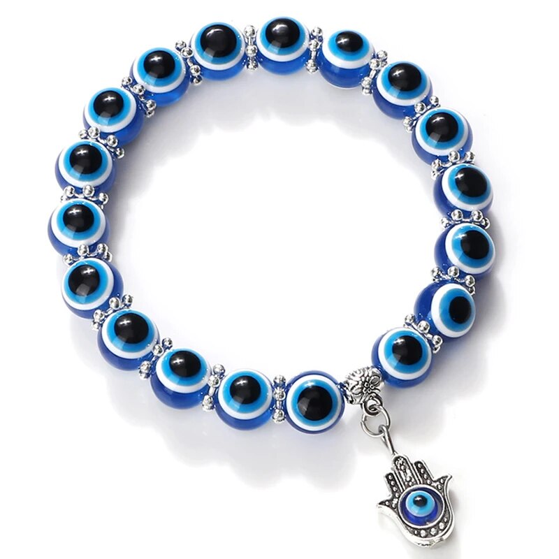 Evil Eye Ocean Style Pulsera de Tobillo - Karma y Suerte
