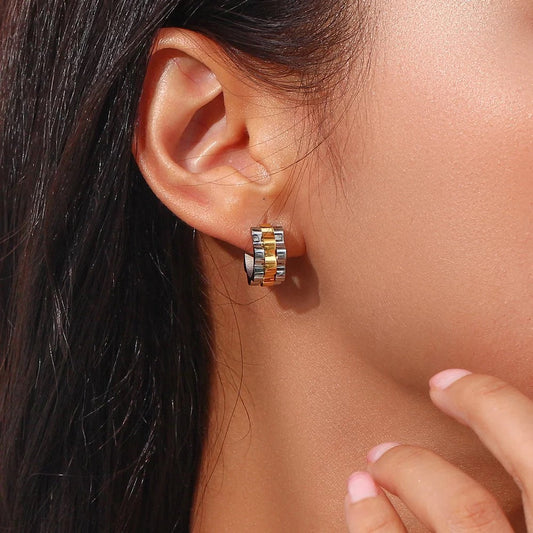 Cheska – Pendientes Aro Estilo Watchband