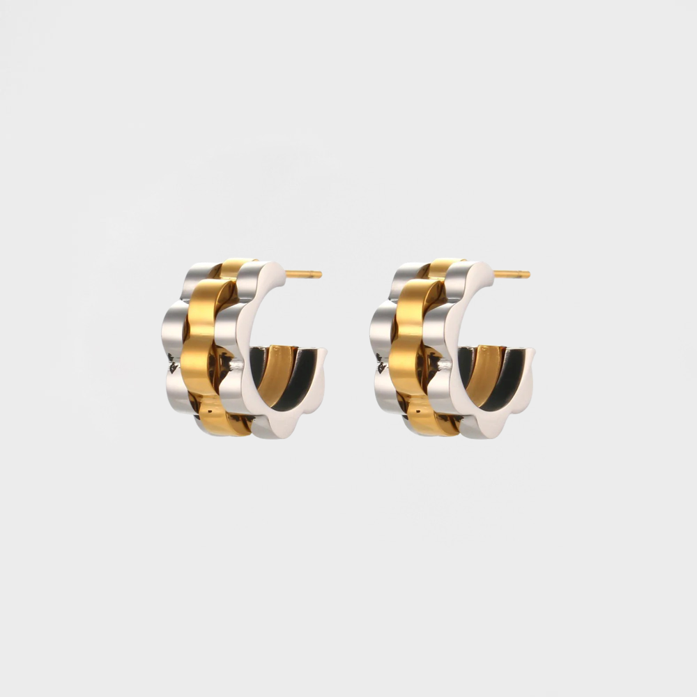 Cheska – Pendientes Aro Estilo Watchband