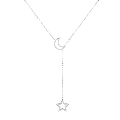 Luna y Estrella - Collar Estilo Lariat