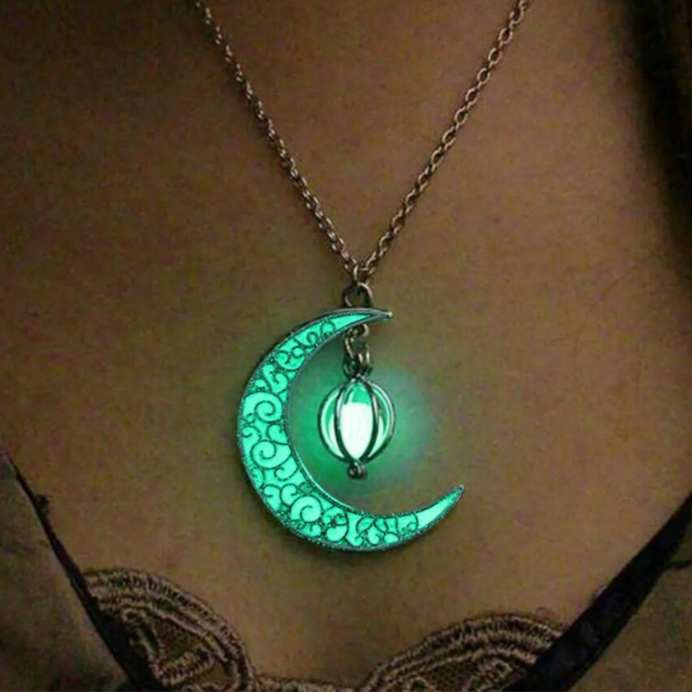 Luna Radiante - Collar de Sanación con Piedras