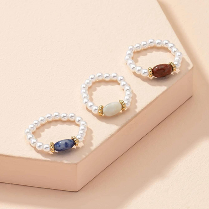 Steinperle - Anillo de Perlas Vintage