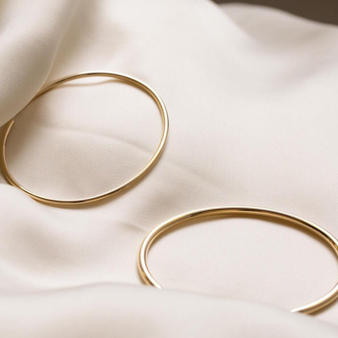 Pulsera clásica - pulsera de oro deslizante