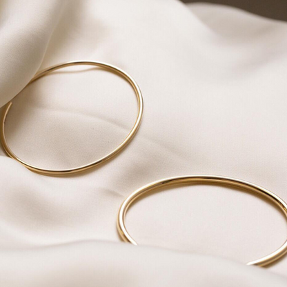Pulsera clásica - pulsera de oro deslizante