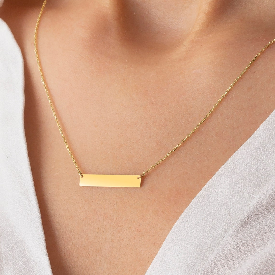 Name Bar Necklace - Collar de Barras Personalizado