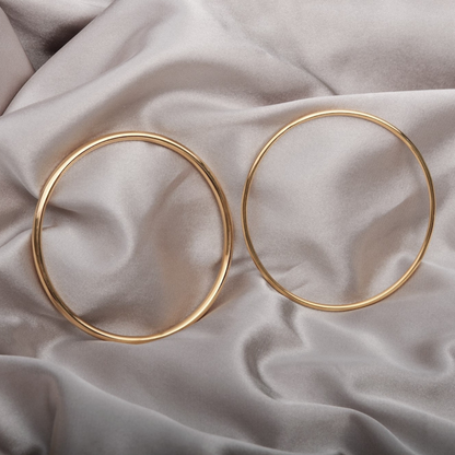Pulsera clásica - pulsera de oro deslizante