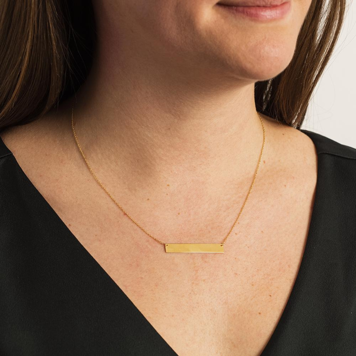 Name Bar Necklace - Collar de Barras Personalizado