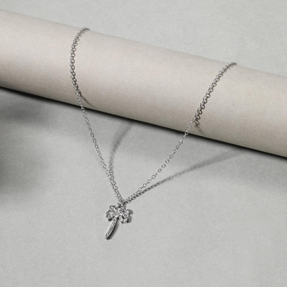 Collar de palma - Colgante de tema isleño