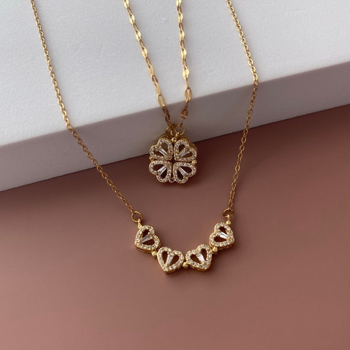 Collar de Trébol de Cuatro Hojas