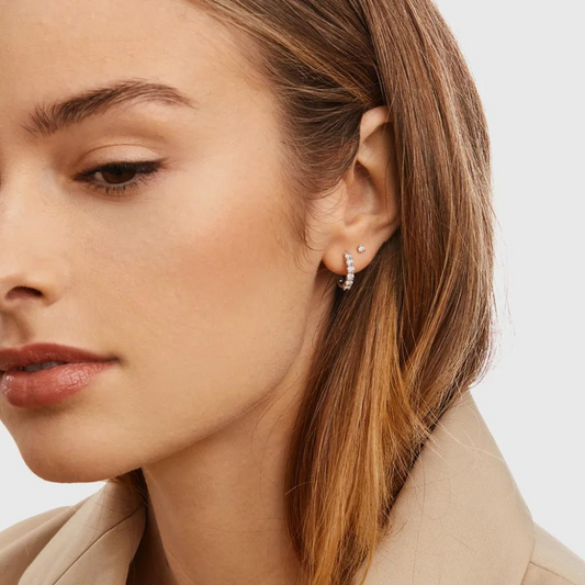 Aros de Zircón - Aros con Encanto de Diamante