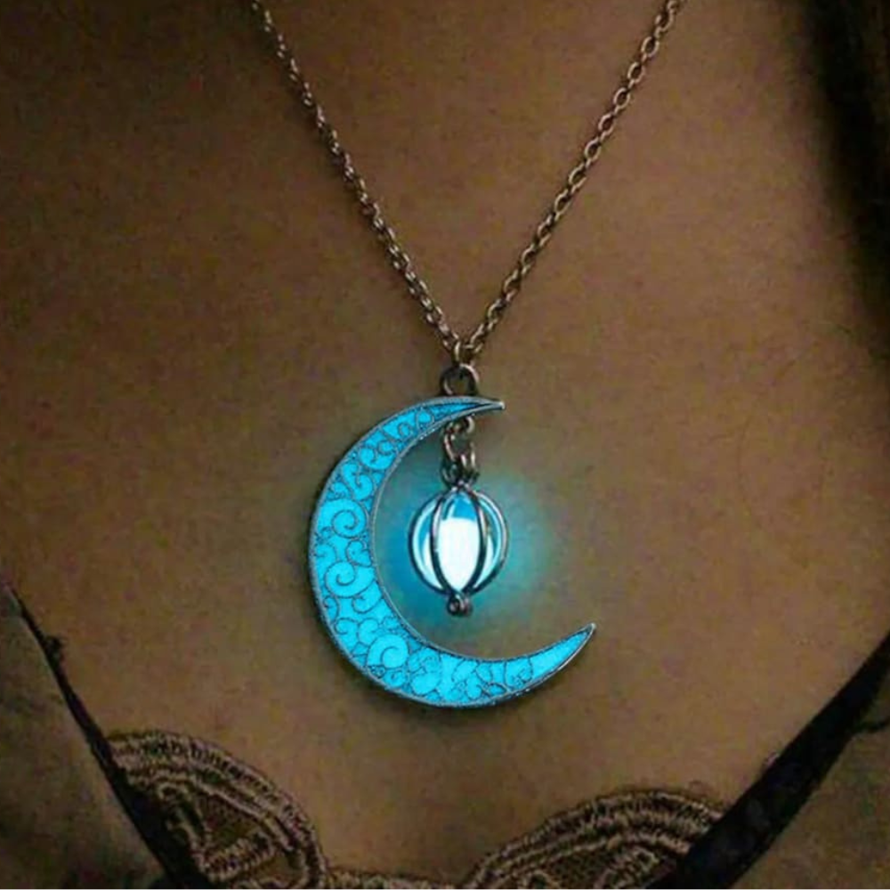 Luna Radiante - Collar de Sanación con Piedras