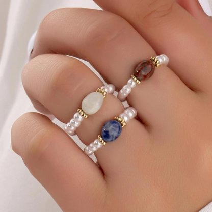 Steinperle - Anillo de Perlas Vintage