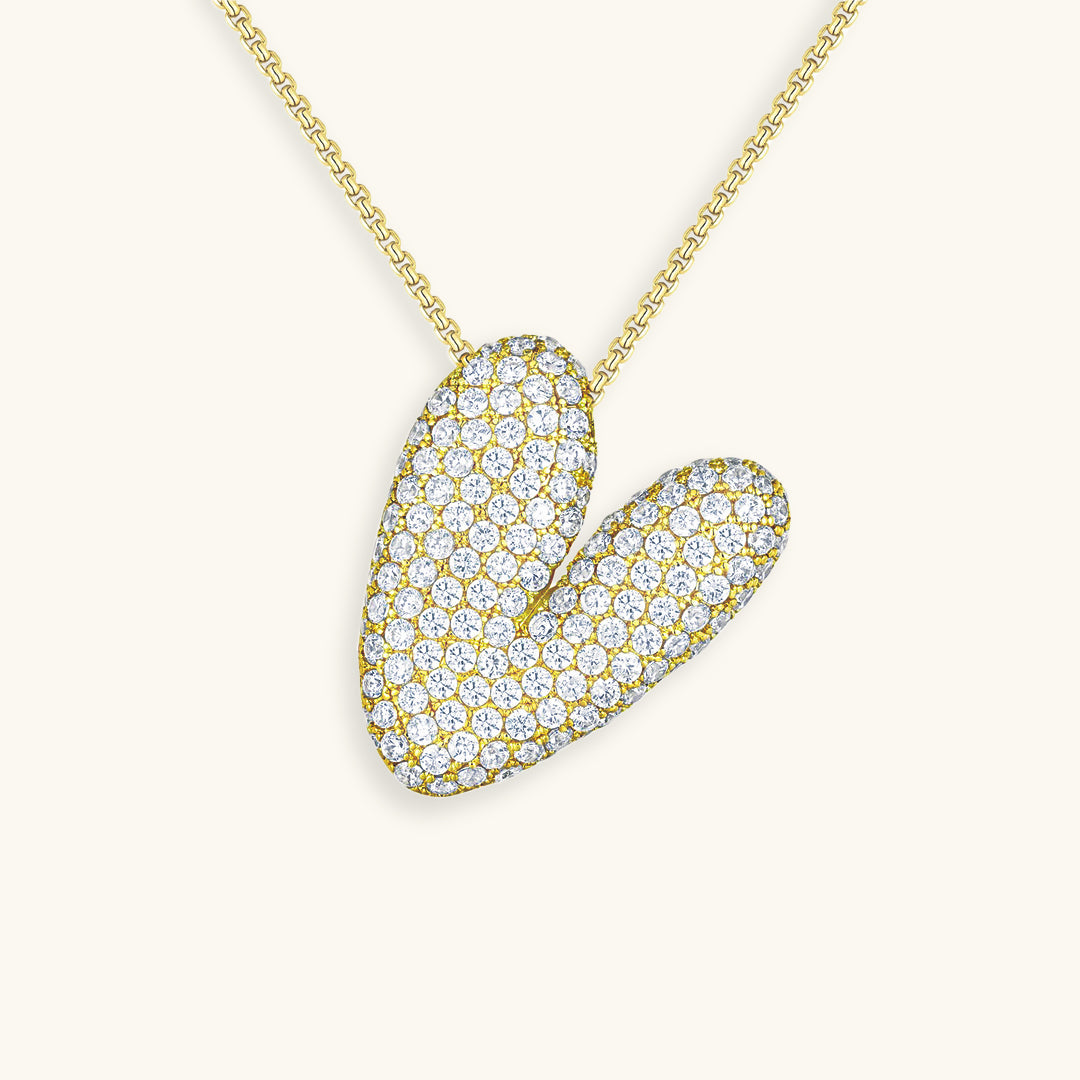 Collar con Iniciales - Diseño Burbuja