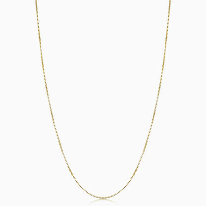 Bodega – Collar Cadena Box en Oro 18K