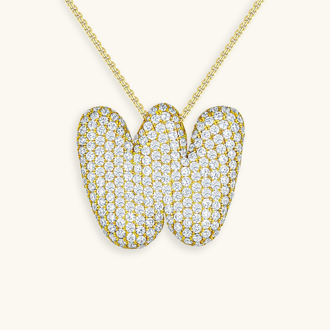 Collar con Iniciales - Diseño Burbuja