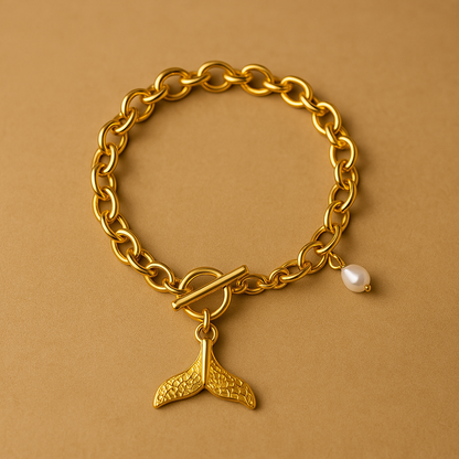 Coralia – Pulsera Caracola Marina Elegante