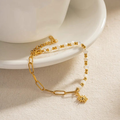 Solara – Pulsera Sueño de Girasol Elegante