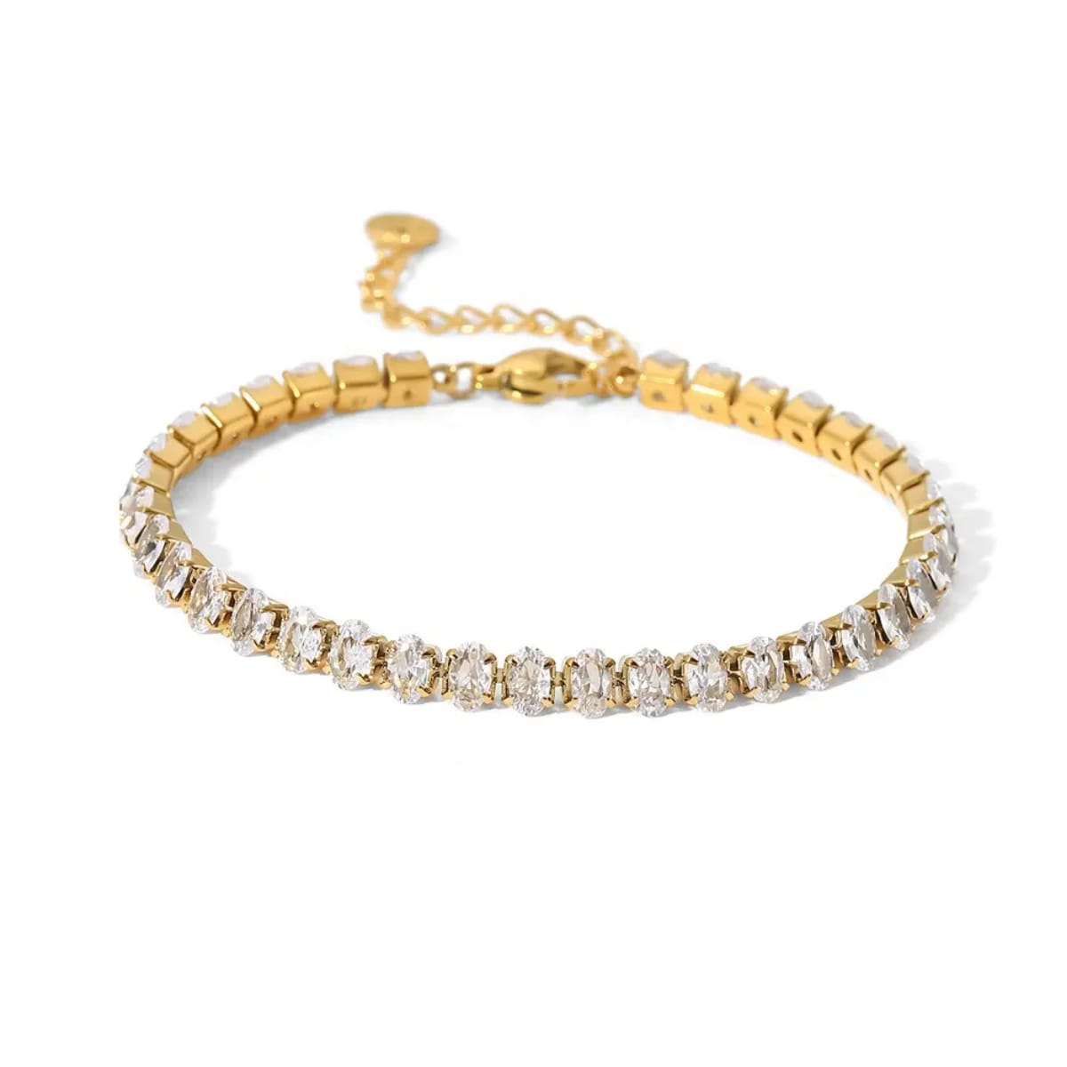 Erina – Pulsera de Piedra Natural y Acero Elegante