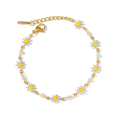 Dalia – Pulsera Margarita Floral Elegante