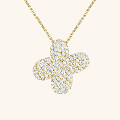Collar de Diamantes con Iniciales - Diseño Burbuja