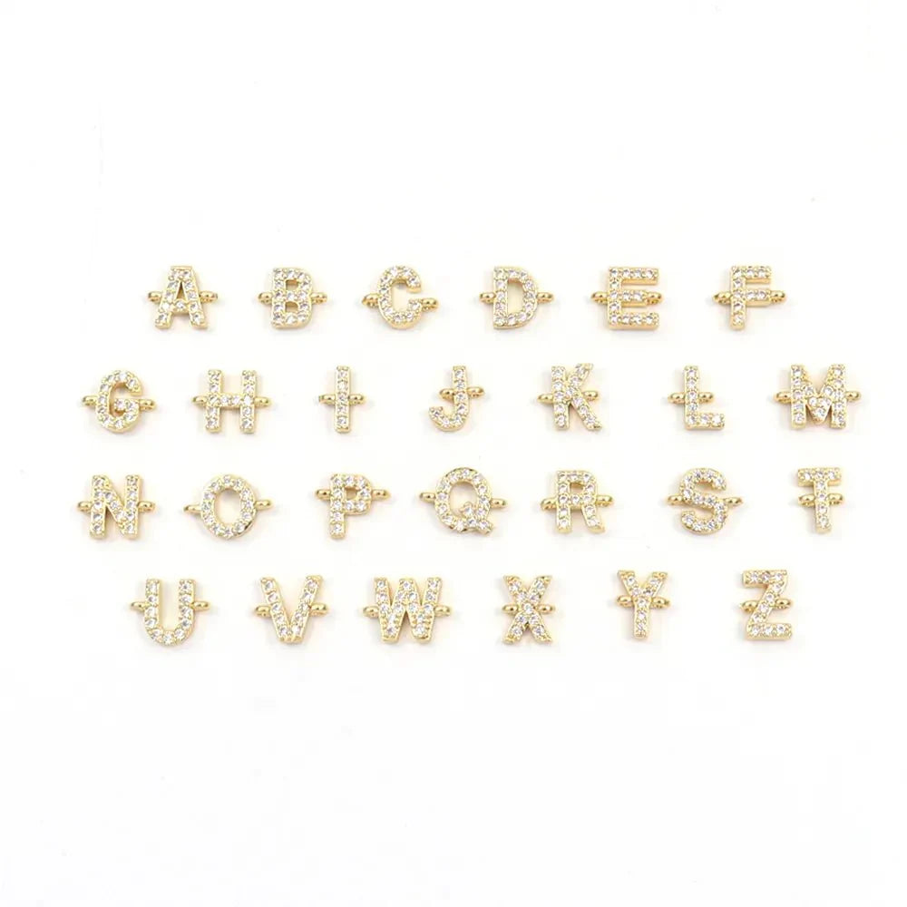 Calla – Pulsera Inicial Grabada Ajustable