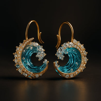 Jera - Pendientes Dorados con Encanto Marino